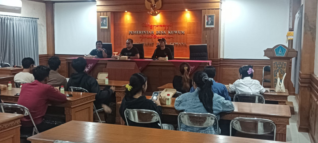 Rapat Koordinasi Persiapan Bimbingan Teknis dan Orientasi Lapangan Karang Taruna Desa Kuwum